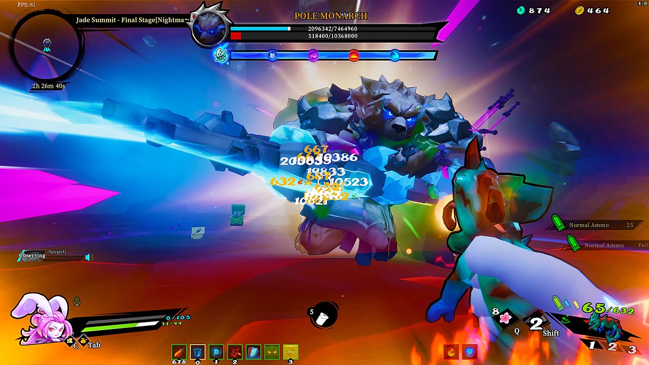 Gunfire Reborn NIGHTMARE Mode, Final Boss FIRST TRY CLUTCH! YouTube