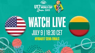 Full Basketball Game | SEMI-FINALS: USA v Lithuania