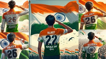 How to Create 3D Ai 26 January Republic Day Image 🇮🇳 | 26 January Photo Editing | Bing Image Creator
