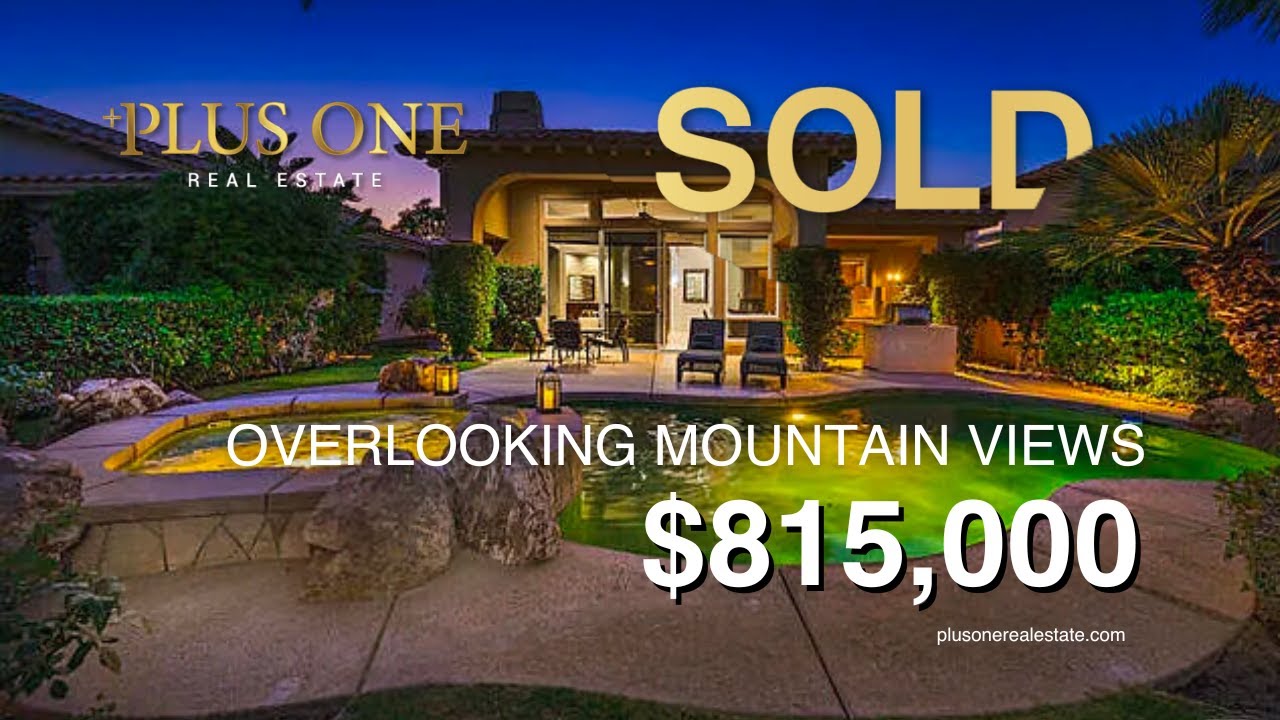 SOLD 815,000 Traditional Luxury Desert House La Quinta Southern