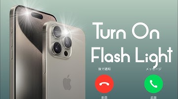 How To Enable Flash On Call in iPhone | How To Turn On Flashlight On Call iPhone |