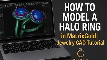 How to Model a Halo Ring in MatrixGold | Jewelry CAD Tutorial
