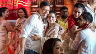 Emotional Kajol And Rani Mukerjee Arrives At North Bombay Biggest Durga Murti Reveal