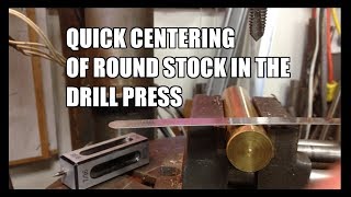 #TIPBLITZ19 Center round stock in the drill press and more!