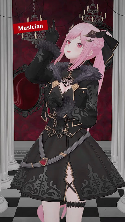 Who is Mori Calliope!? (“Bassist” is still a work in progress…) #shorts #anime #hololive #vtuber