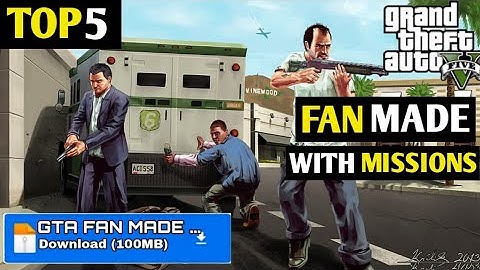 Top 5 GTA5 Fan Made With Mission For Android ios || High Graphics ||