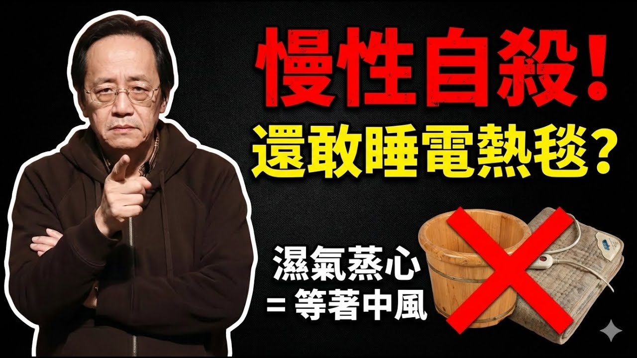 還在每晚泡腳、睡電熱毯？倪海廈怒斥：由於無知，你正在親手把濕氣「蒸」進心臟裡！