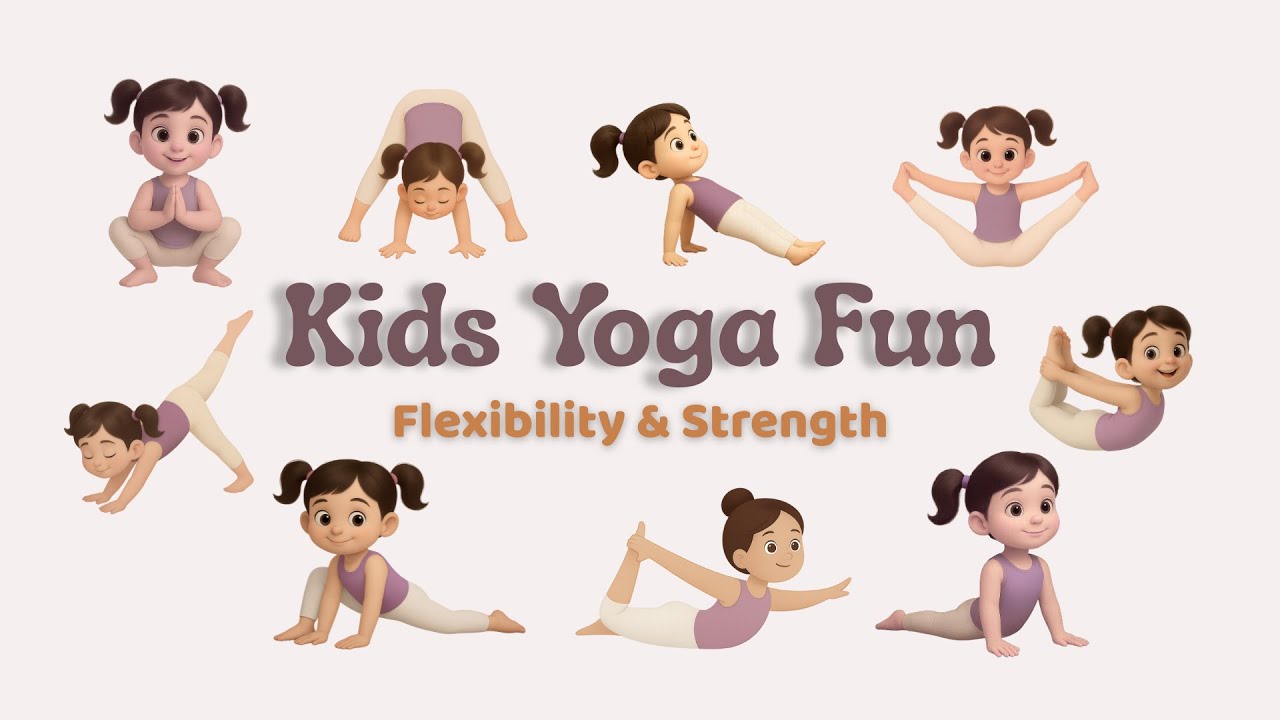 13 Fun Yoga Poses for Kids 🧘 Flexibility & Calm | Koko Joyland - YouTube