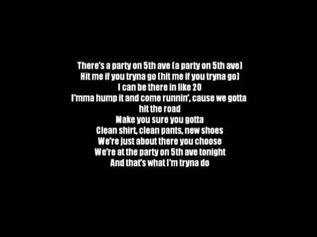 Mac Miller-Party On 5th Ave Lyrics