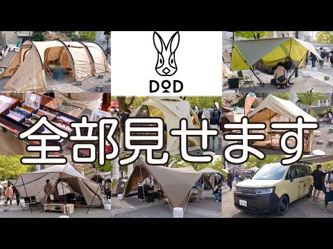 【キャンプ好き必見】初心者から上級者も愛用🔥【ＤＯＤ】新作これぞ究極のテント⁉︎🏕キャンプ道具取材