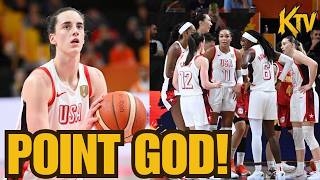 Caitlin Clark GOD MODE! 14 point 11 Assist DOUBLE DOUBLE CARRIED USA vs China 217,000 TICKETS SOLD!
