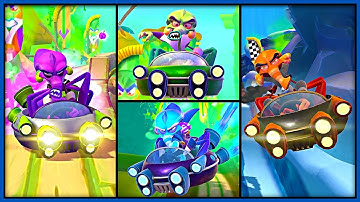 Crash On The Run - All Bosses Season 4 (Nitros Oxide) 4K60FPS