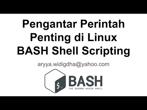 Pengantar Perintah Penting di Linux | Tutorial Shell Scripting (Bash) Bahasa Indonesia untuk Pemula