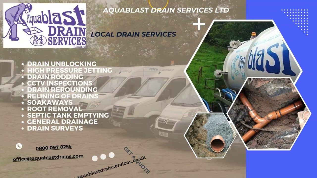 Professional Drain Unblockers & Pipe Cleaning in Swindon | Aquablast Drain Services Wiltshire