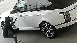 Woman has SUV stolen at gas station with dog inside