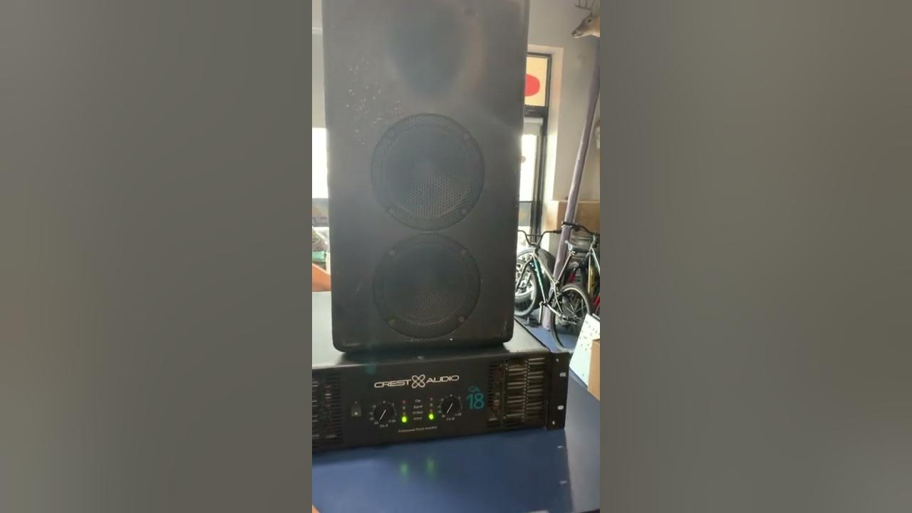 Crest Audio CA18 Power Amplifier 2Channel YouTube