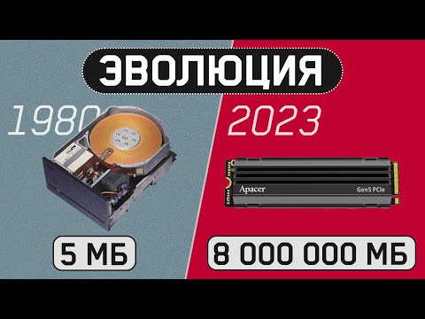 видео: ⚠️Эволюция носителей информации - HDD, SSD, CD диск, Дискета⚠️