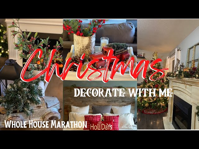 CHRISTMAS CLEAN AND DECORATE WITH ME MARATHON 2022