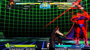 The Break Weekly #127 - MvC3 W2 - Wetbucket VS [AG] MarlinPie