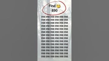 find the hidden number 890 #find #puzzlecrazy