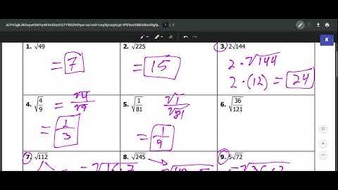 Unit 3.4 - Solving Quadratics by Square Root