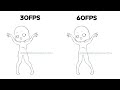 Shigure ui dance loli gods requiem  animation 30fps 60fps comparison