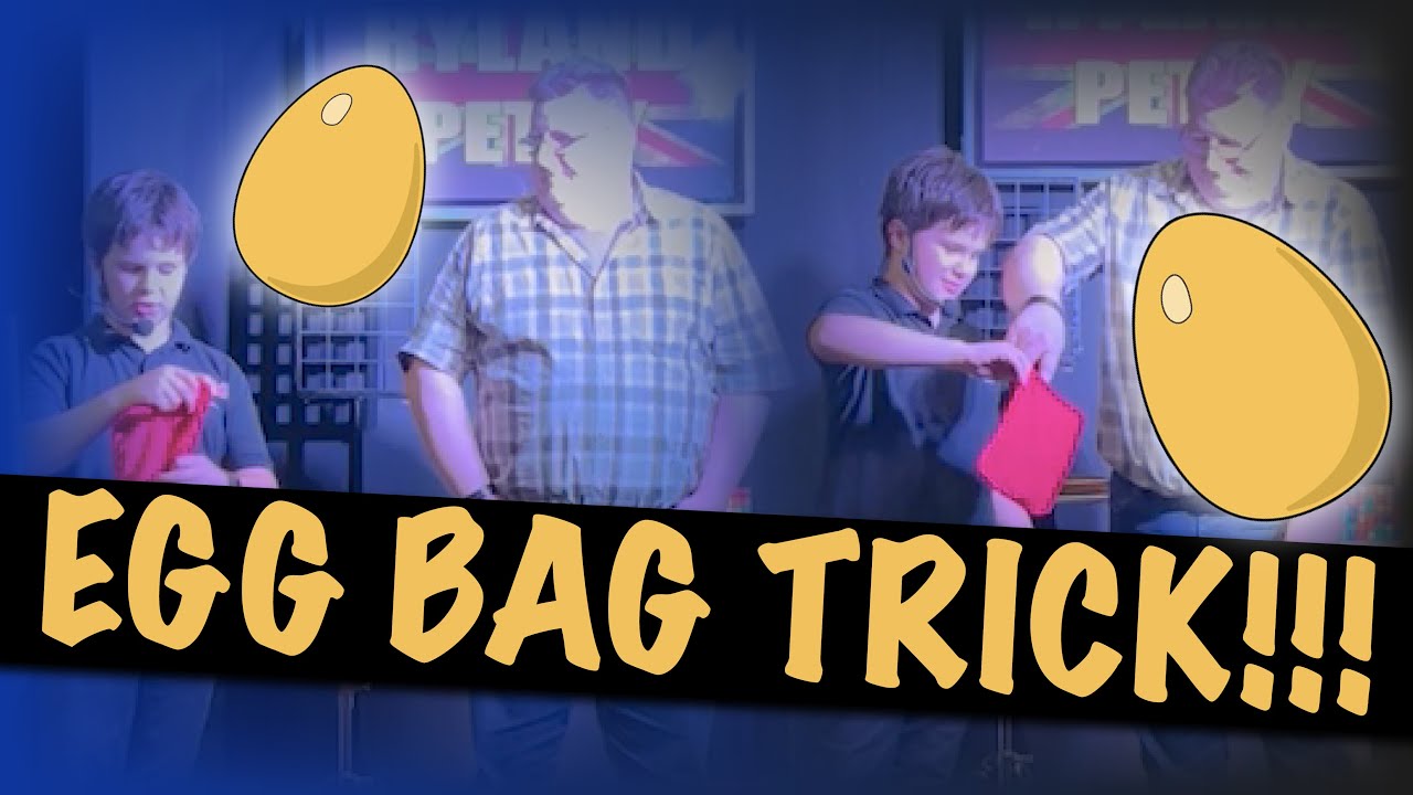 Egg In The Bag Magic Trick!!! Ryland The Kid Magician At The House Of
