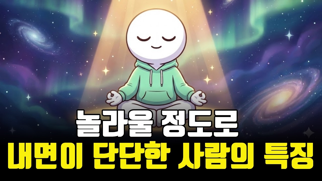 무서울정도로 내면이 단단한 사람들의 뇌구조 ㅣ어떤 상황에서도 압도적으로 편안해 보이는 사람의 비밀 ㅣ 심리 ㅣ마음상태