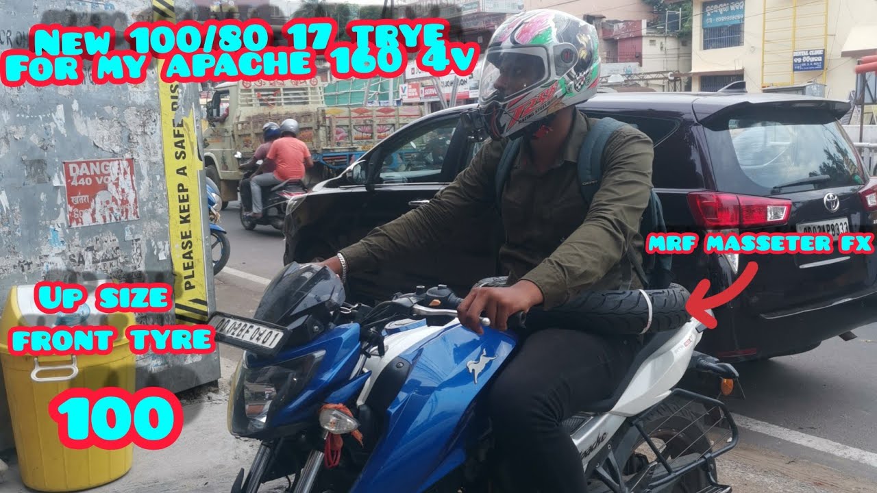 apache 160 tyre price mrf
