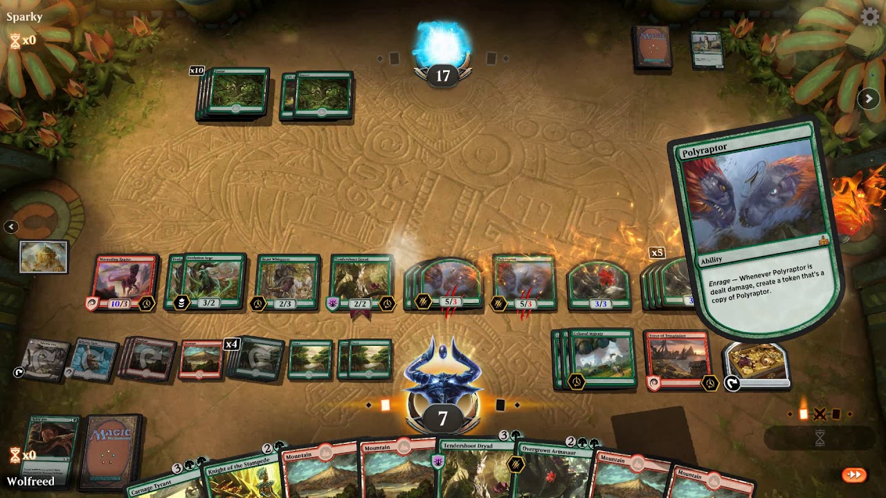 MTG Arena: Polyraptor of Infinity