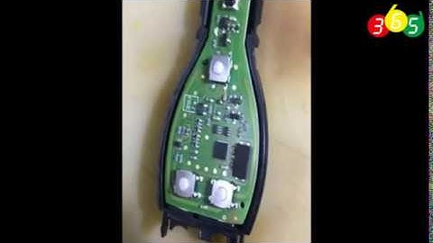 Change VVDI BE key frequency between 315 MHZ and 433MHZ with PCB resistor obdii365