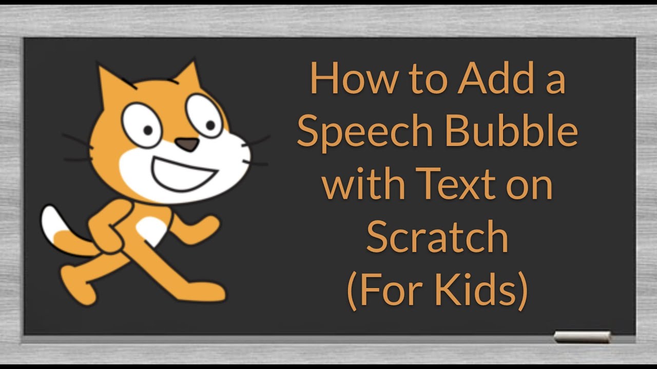 how to make a speech bubble in scratch