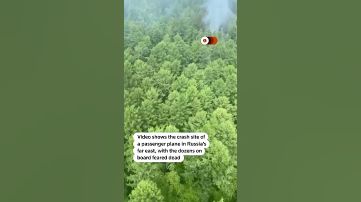 Passenger plane crashes in Russia
