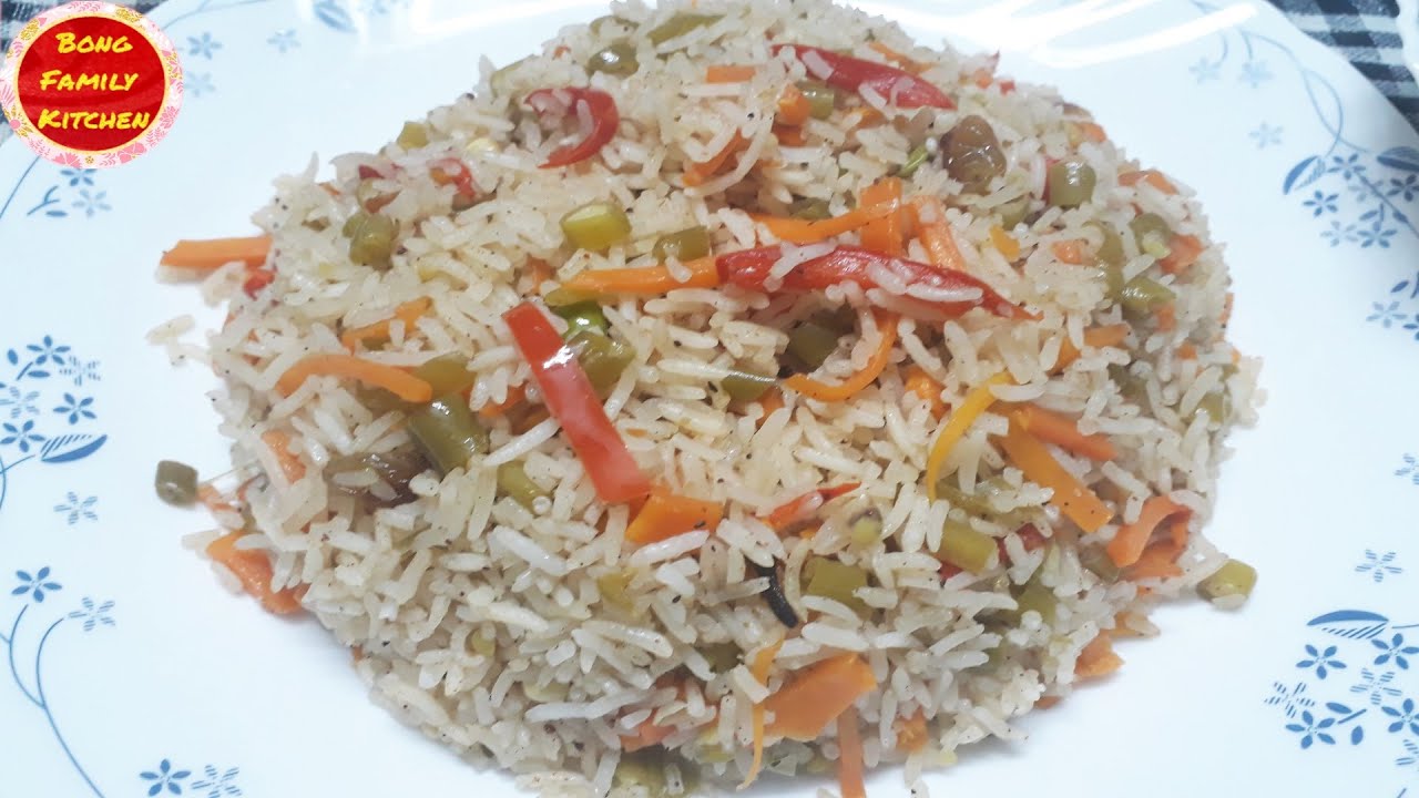 Vegetable Fried Rice || Fried Rice Bengali Style || - YouTube