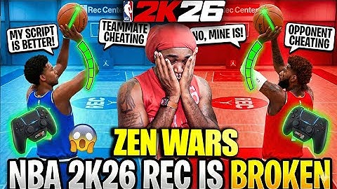 NBA 2K26 Random Rec! ZEN VS ZEN: I Got Stuck in a "Cheater War"