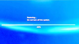 How to fix PS3 Freezing problem fix: RESTORE FILE SYSTEM screenshot 4