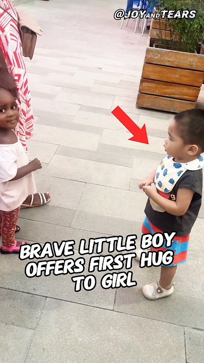 The reaction of a boy when he meets his beloved girl👧🏻#shorts #funny #love #like #live