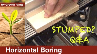 STUMPED? Q&A from "Horizontal Boring on a Shopsmith" A GREAT Bit You (Probably) Can't Own