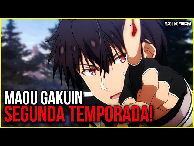 Maou Gakuin - Anime de Maou Overpower ganha trailer e é confirmado