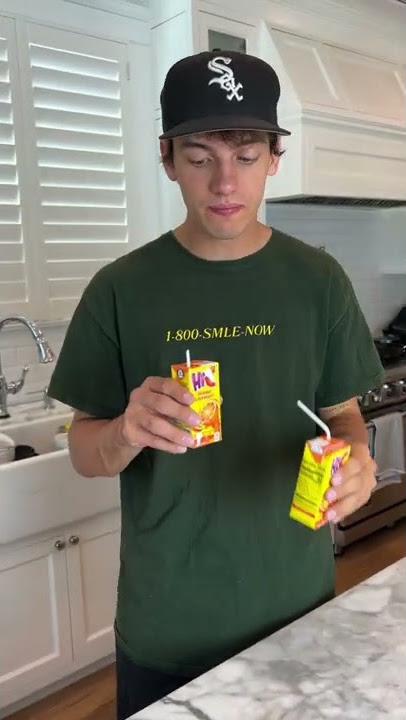 Crazy juice box hack! 😍 - #Shorts