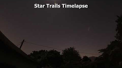 DJI OSMO Action Star Trails Timelapse