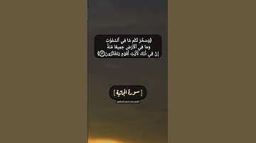 سورة الجاثية الآية ١٢ الى ١٥ بصوت الشيخ محمد صديق المنشاوي