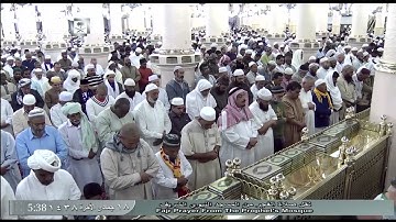 تلاوة جميلة لصلاة الفجر الجمعة 1438/6/18 - المسجد النبوي - الشيخ علي الحذيفي - السجدة والإنسان