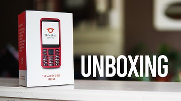 BlindShell Classic Unboxing - What