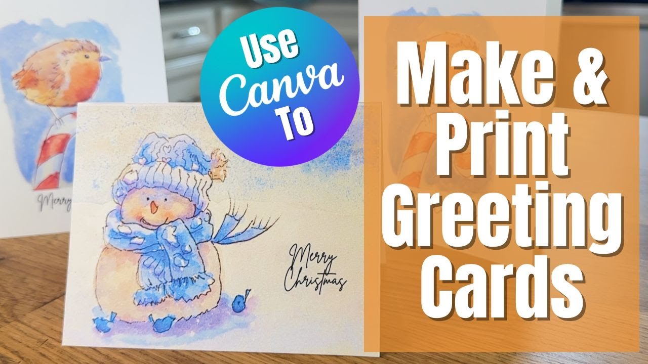 🎨 Create & Print Your Own Greeting Cards Using Your Artwork! 🖼️ - YouTube