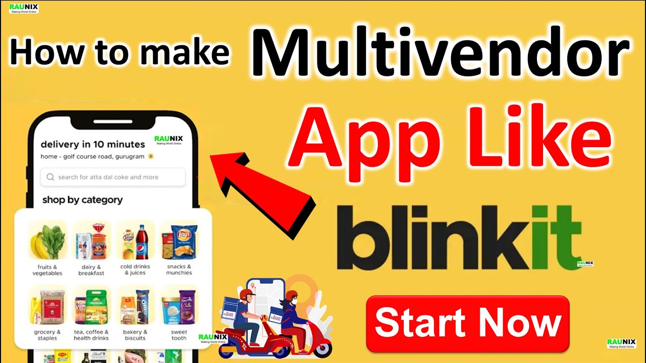 How to make app like blinkit | Make multi vendor grocery app | # ...