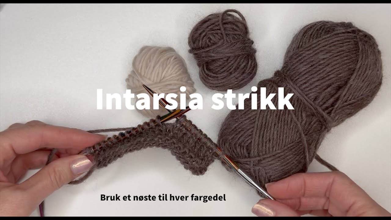 Intarsia strikk