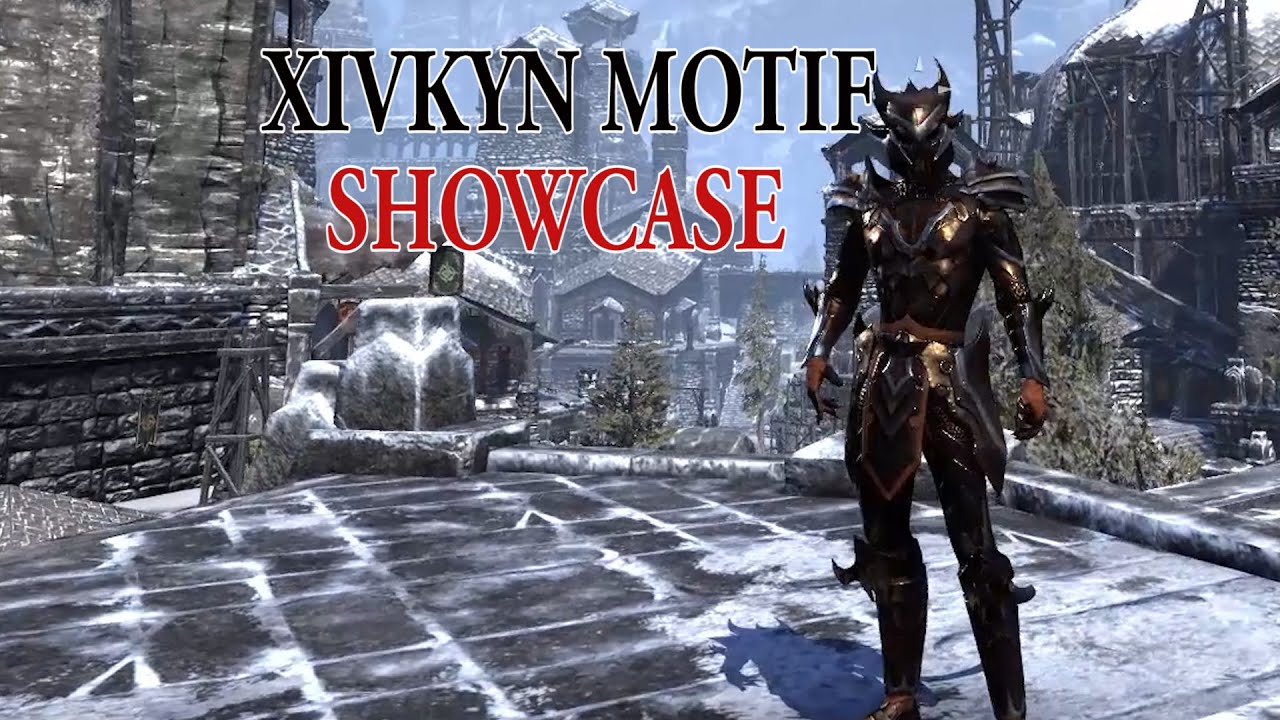 ESO Xivkyn Motif Showcase YouTube