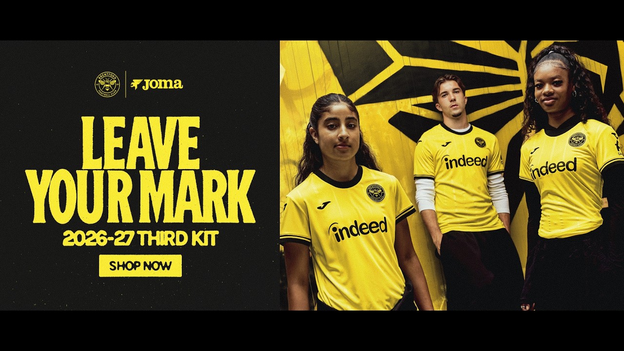 Brentford 2026-27 Third Kit REVEALED | Official Launch ft. Kaye Furo 🐝🔥