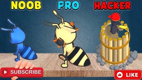 NOOB vs PRO vs HACKER - In Ant Colony #antcolony #games #mrgames